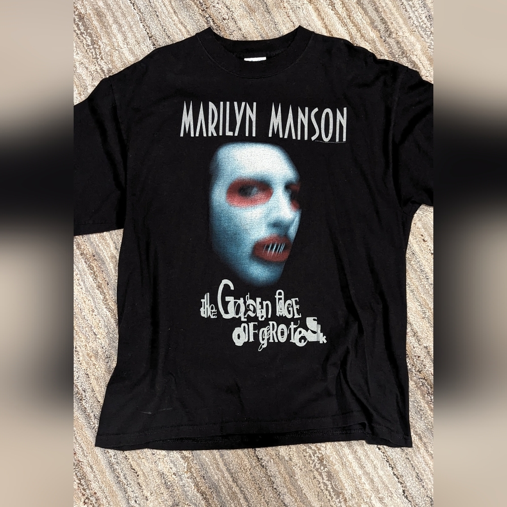 Vintage Marilyn Manson Concert Tee y2k